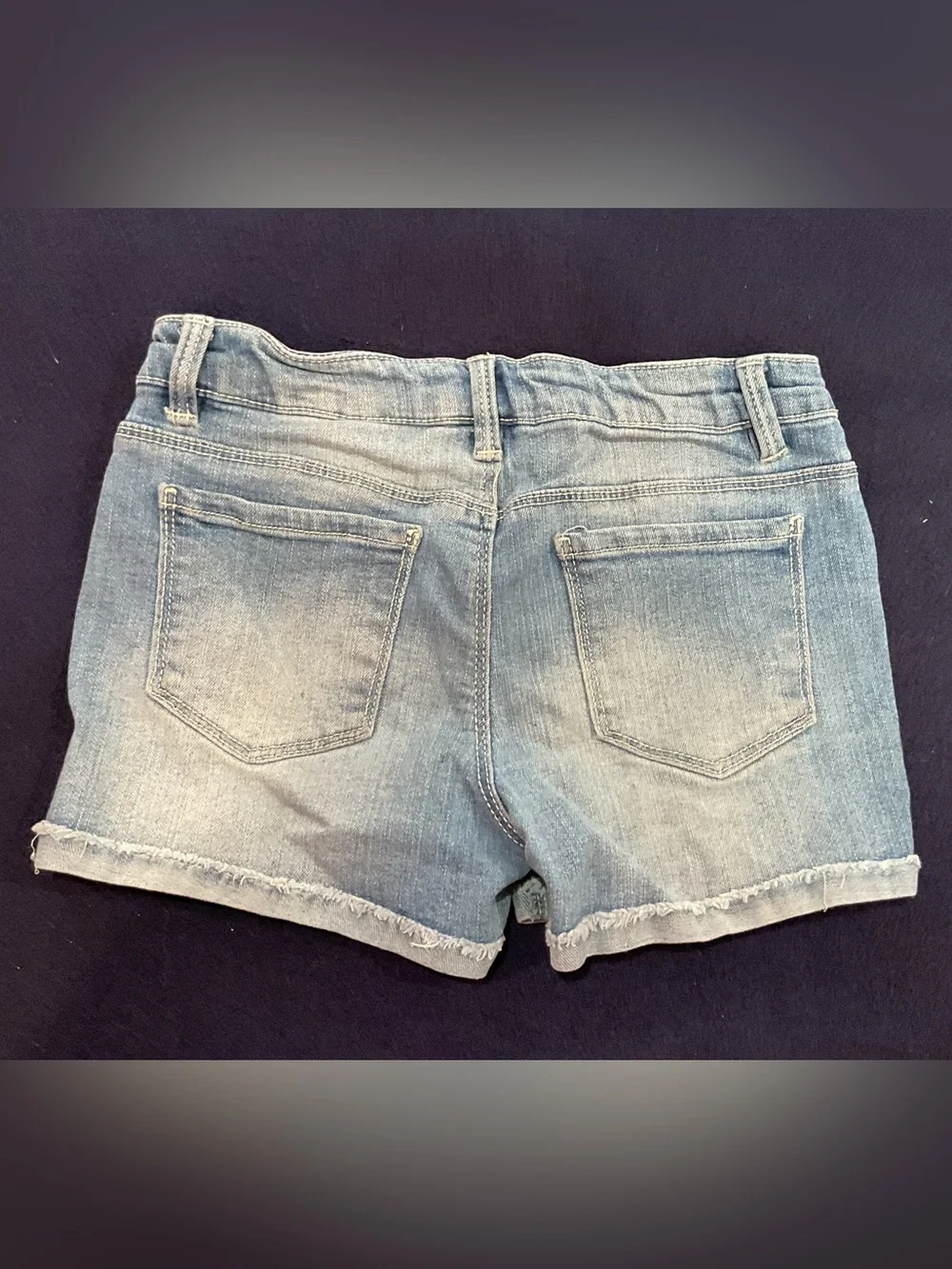 Member's Mark Girls Light Blue Denim Shorts Size 7 Like New